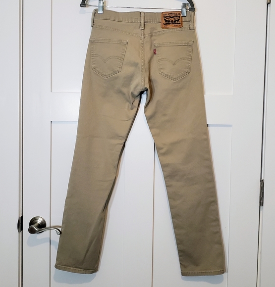 Levi's 511 Slim Fit Tan Mid Rise Jeans With Stretch 29 X 32 - Picture 2 of 16